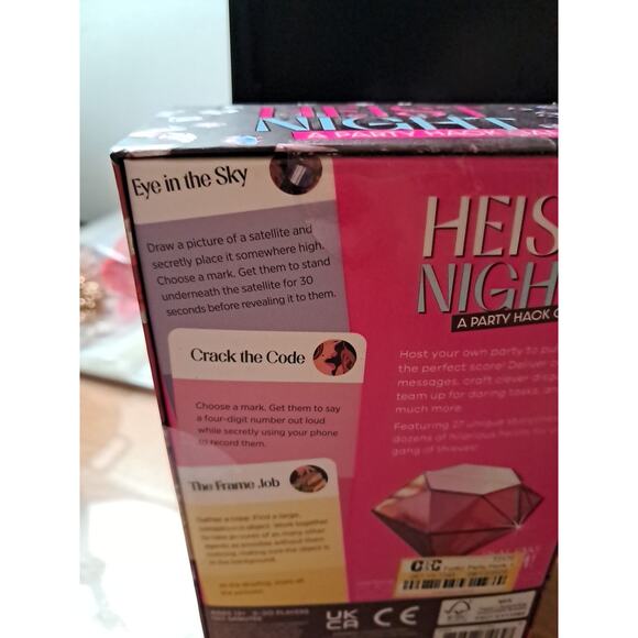 Heist Night A Party Hack Game Ages 13 + 6 To 20 Players 120 Minute Game - Picture 2 of 5